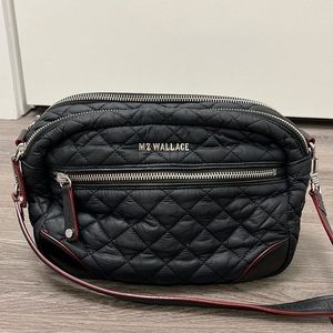 MZ Wallace Black Crossbody Quilted Bag